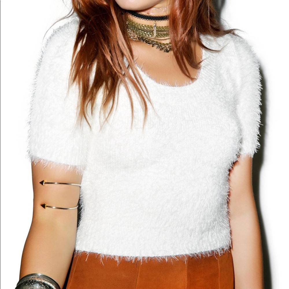 American Apparel Cali Fun Sun Fuzzy Sweater